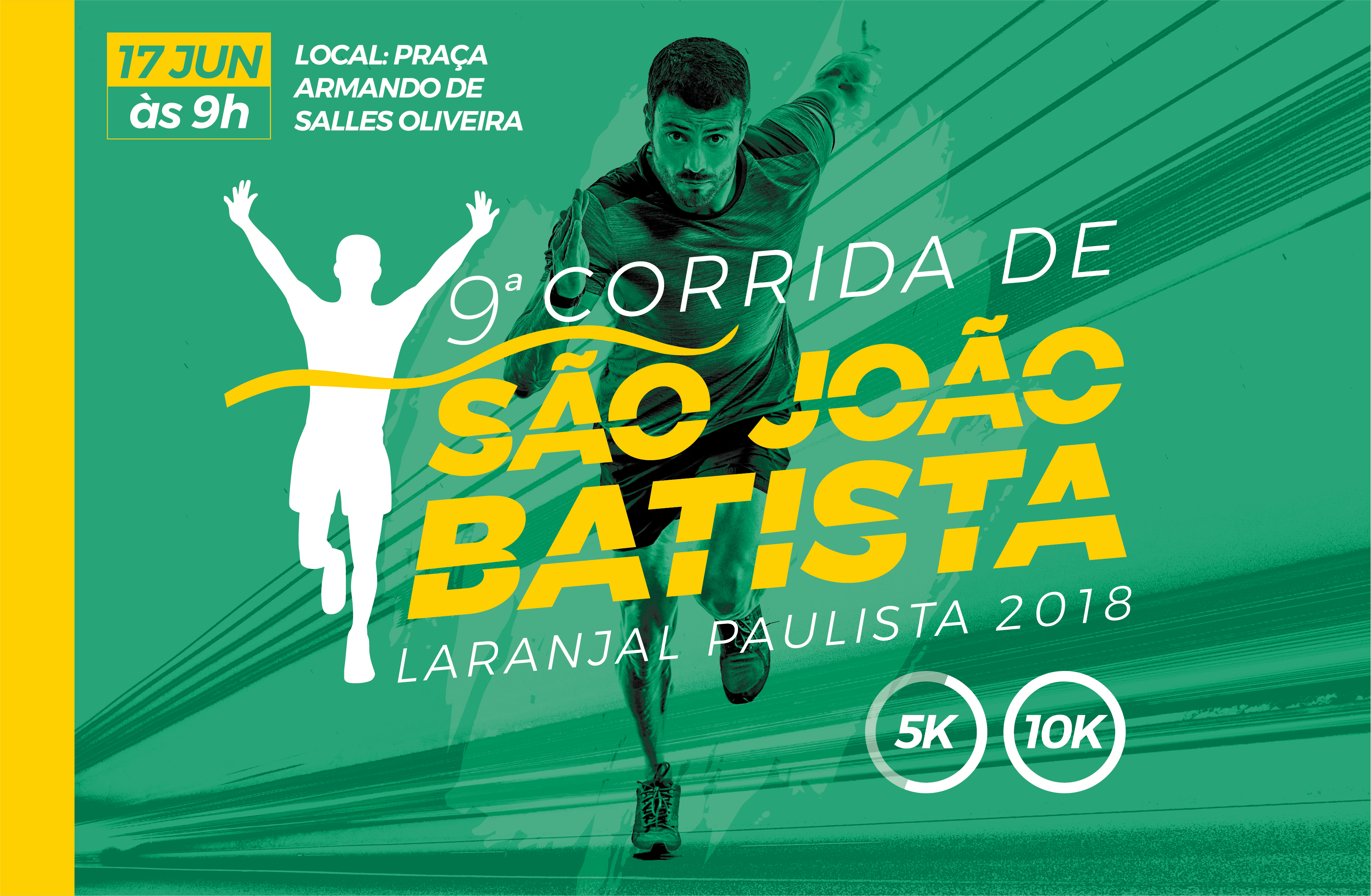 9ª Corrida de São João Batista Laranjal Paulista 2018 Prefeitura do